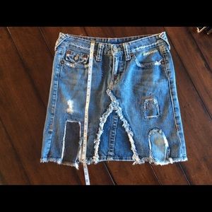 True Religion mini skirt